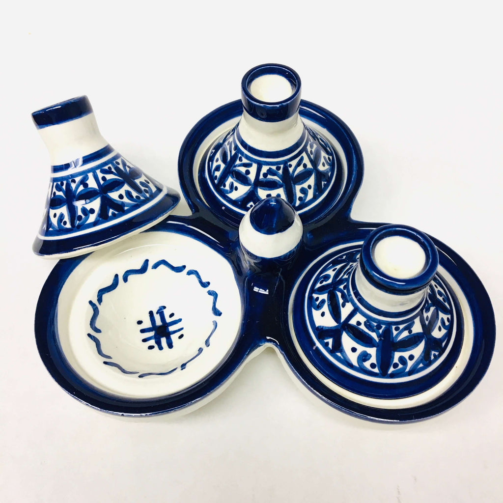 Spice Tagine (Triple) - Blue - Mashi Moosh