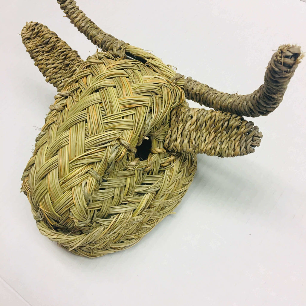 Woven Animal Mask (Water Buffalo) - Mashi Moosh