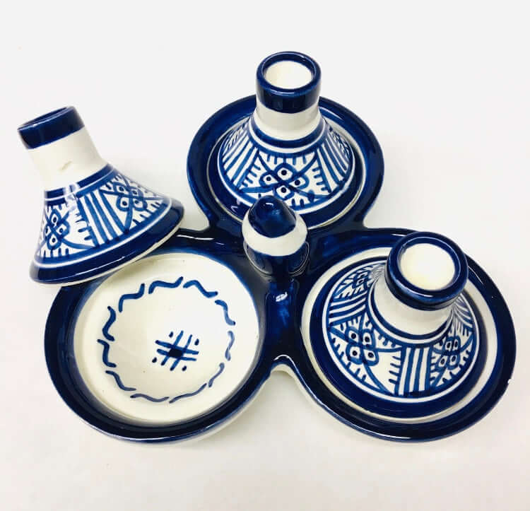 Spice Tagine (Triple) - Blue - Mashi Moosh