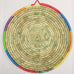 Woven Tray Basket - Coloured Rim