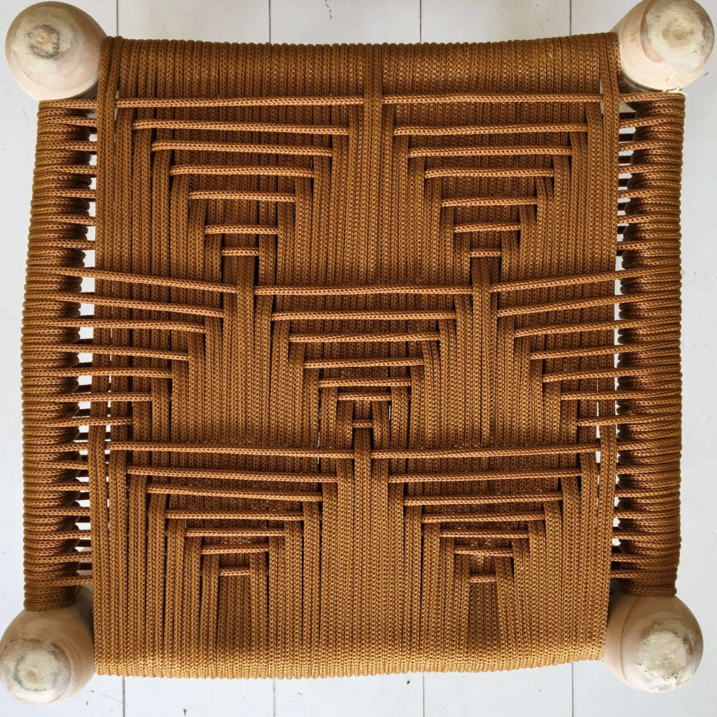 Stool - Nylon Rope (Golden) - Mashi Moosh
