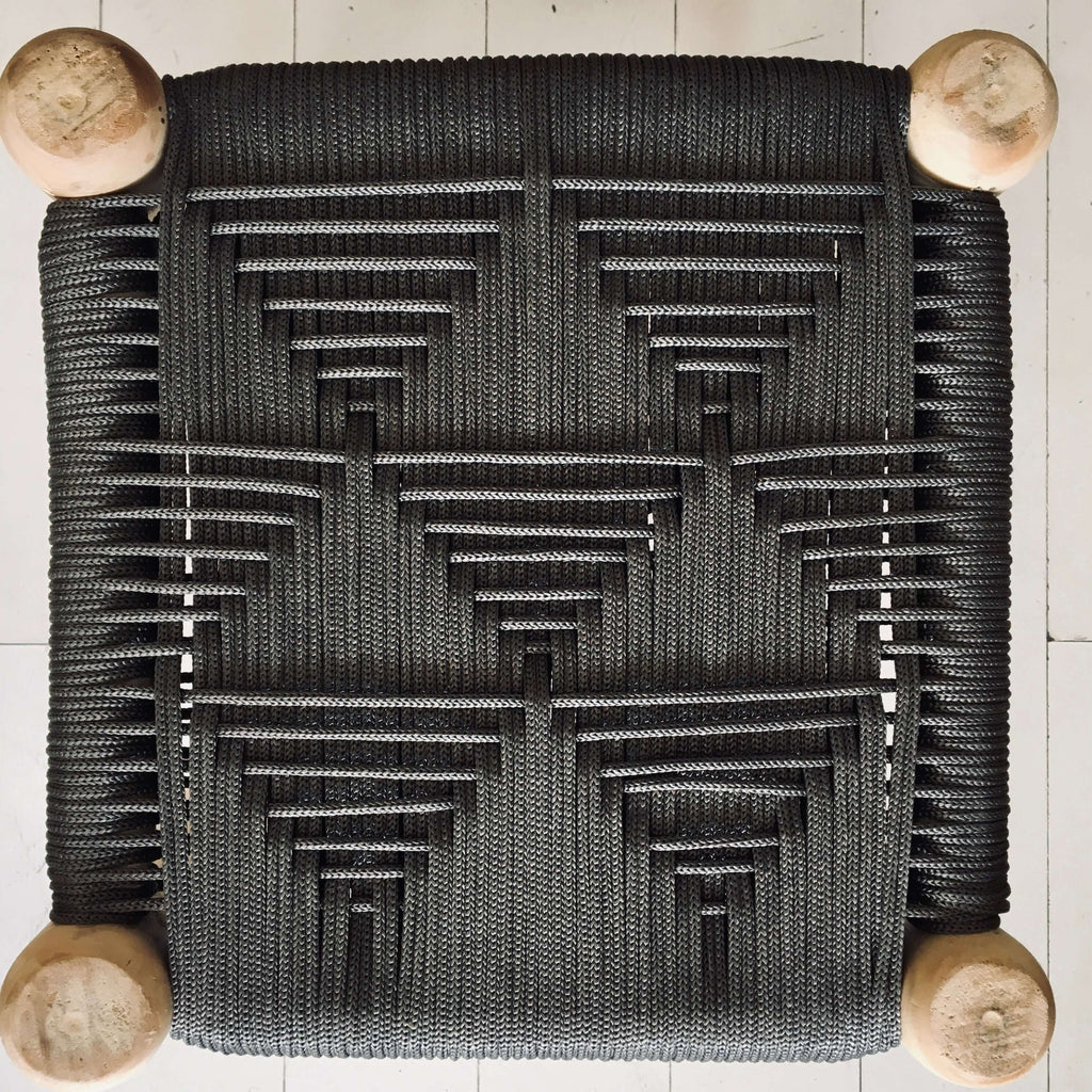 Stool - Nylon Rope (Sage) - Mashi Moosh