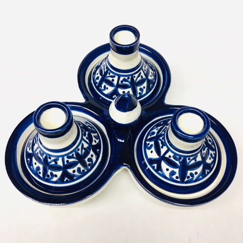 Spice Tagine (Triple) - Blue - Mashi Moosh