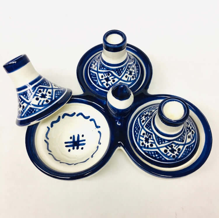 Spice Tagine (Triple) - Blue - Mashi Moosh