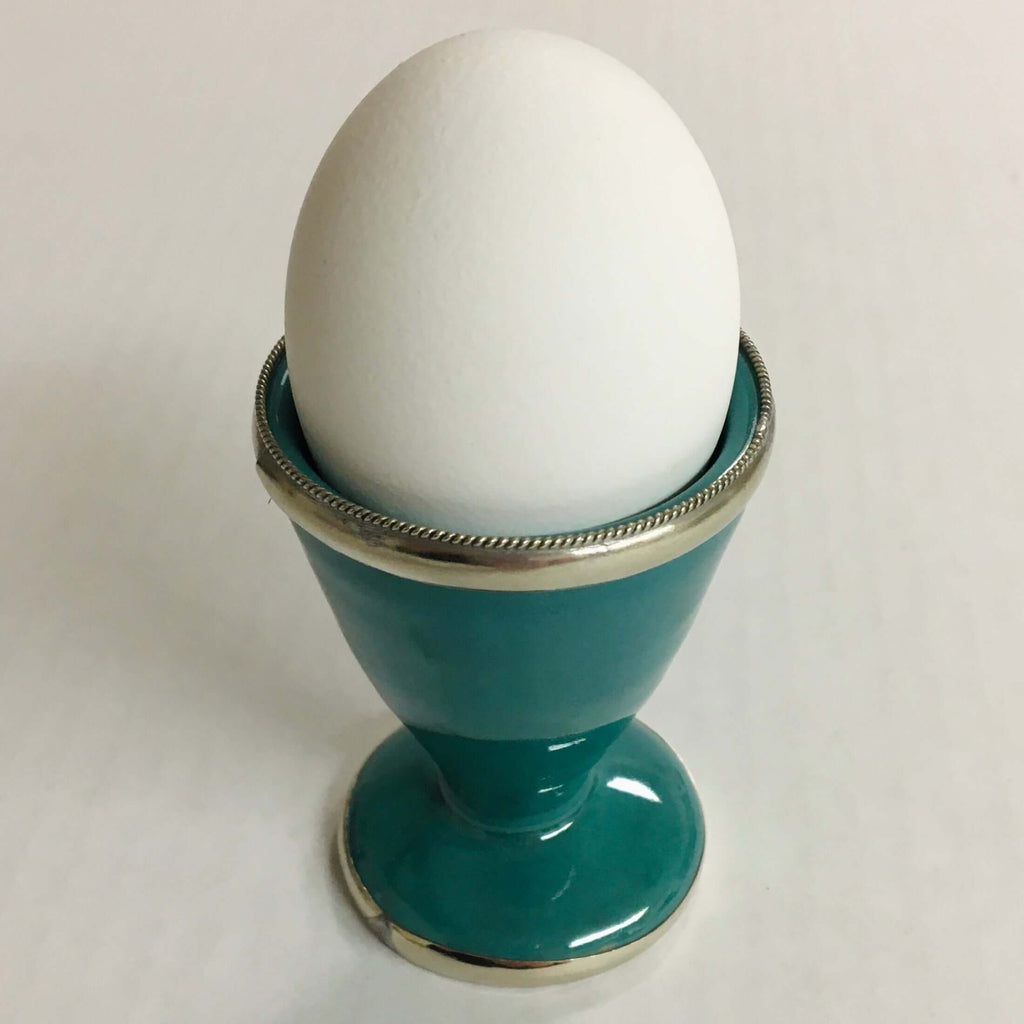 Silver-Rimmed Egg Cups - Mashi Moosh