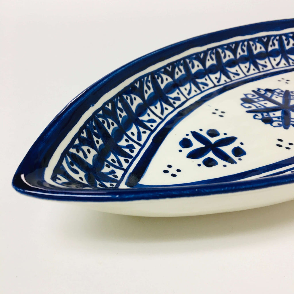 Fassi Oblong Serving Dish - Blue - Mashi Moosh