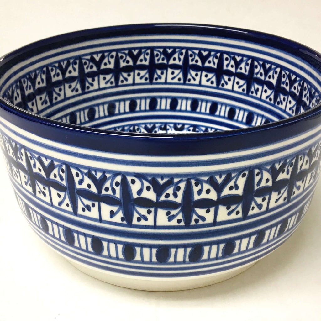Fassi Serving Bowl - Blue #1 Bowl - Mashi Moosh
