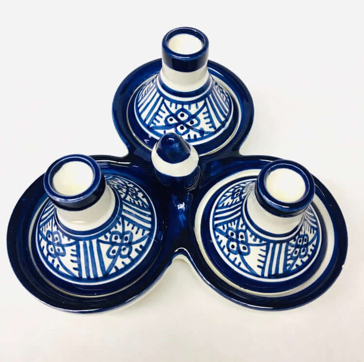 Spice Tagine (Triple) - Blue - Mashi Moosh