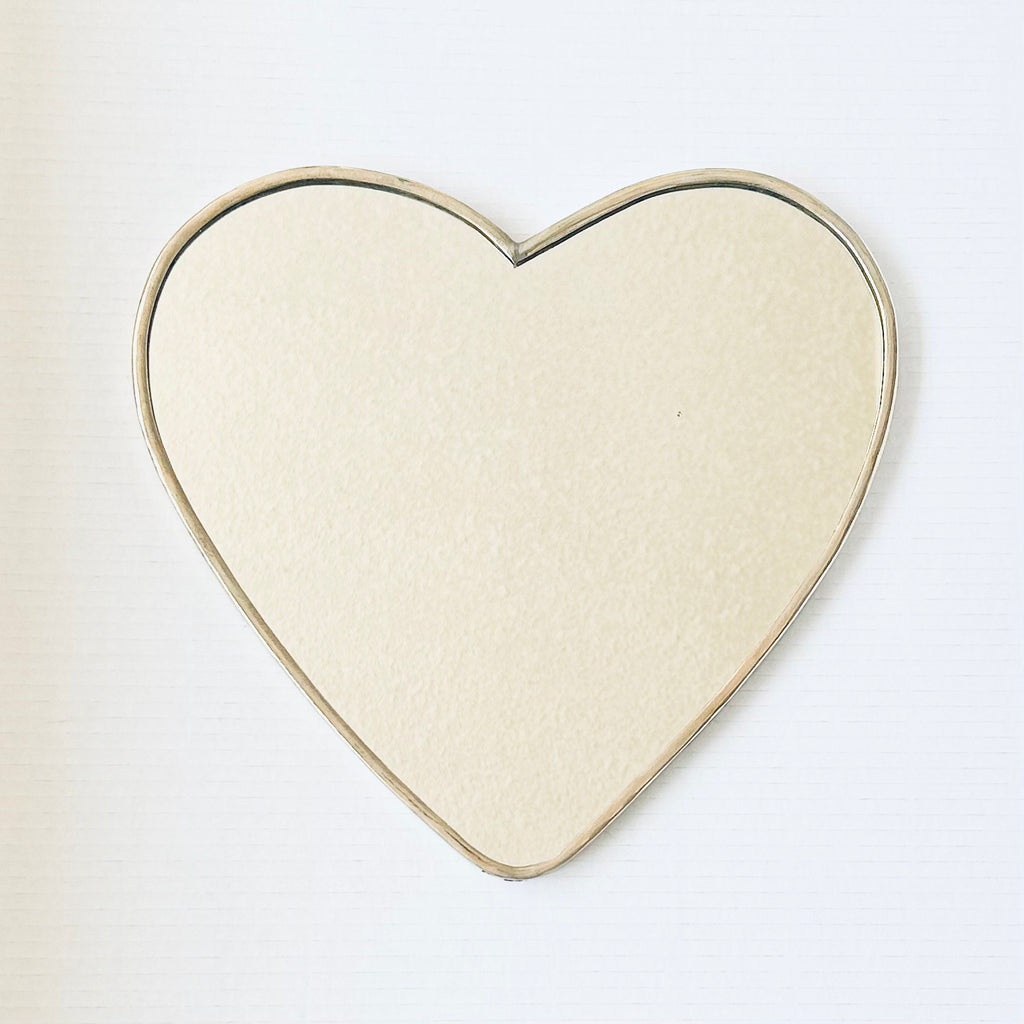 Heart Mirror - Silver - Mashi Moosh