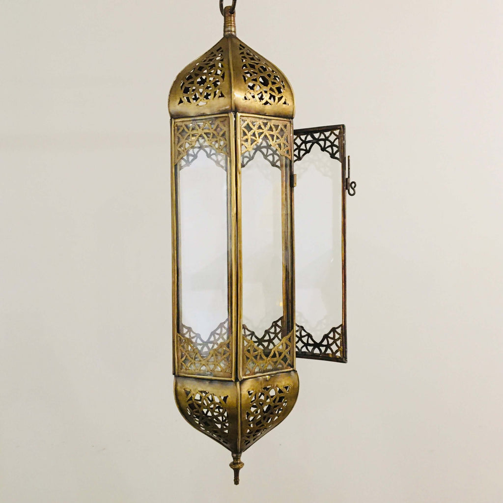 Marrakech Lantern - Hexagon (Clear) - Mashi Moosh