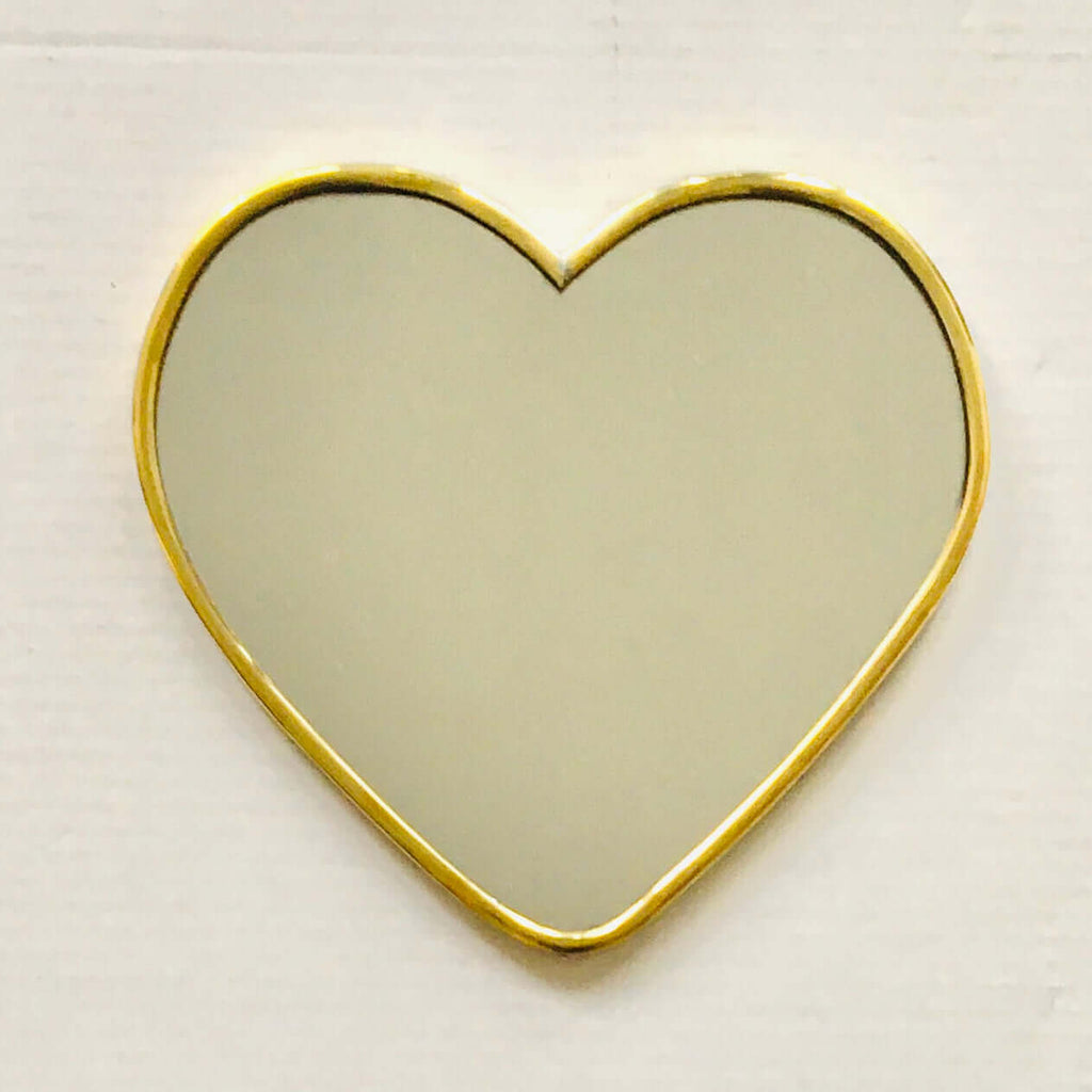 Moroccan Mirror - Heart Brass Mirror - Mashi Moosh