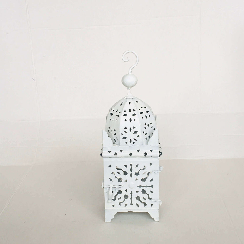 Moroccan Koutoubia Lantern - White Lantern - Mashi Moosh
