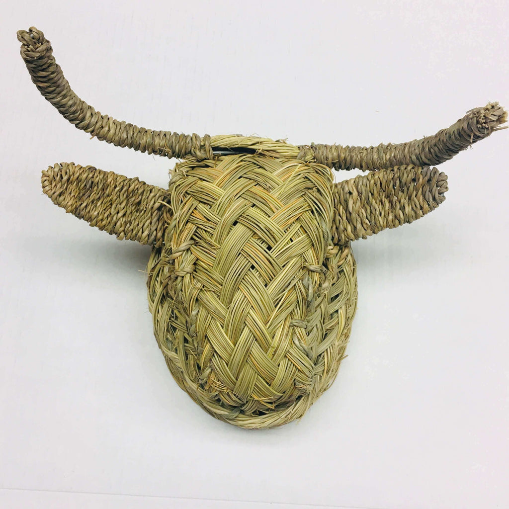 Woven Animal Mask (Water Buffalo) - Mashi Moosh