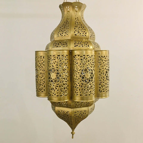 Marrakech 'Palatial' Lantern (Gold) - Mashi Moosh