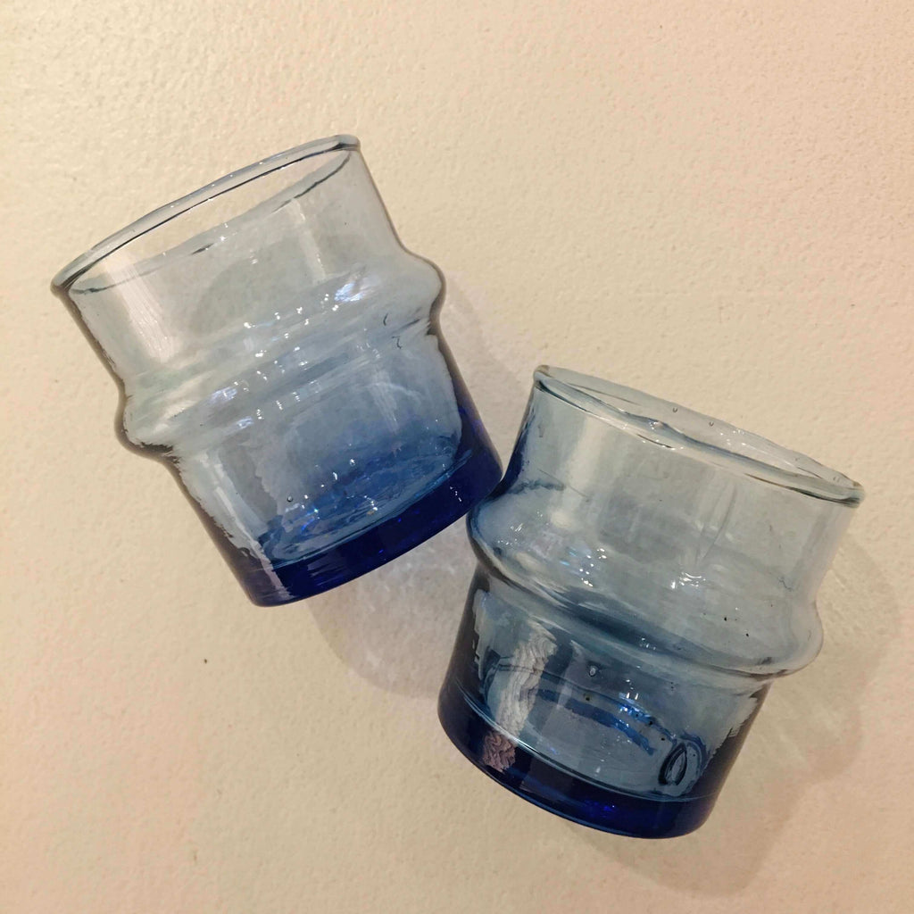 Beldi Glassware - Blue Glasses - Mashi Moosh