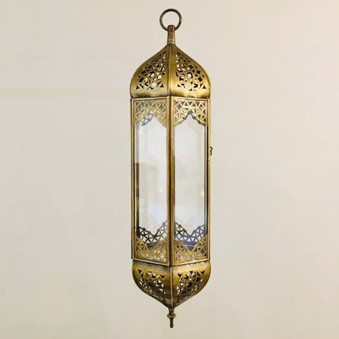 Marrakech Lantern - Hexagon (Clear) - Mashi Moosh