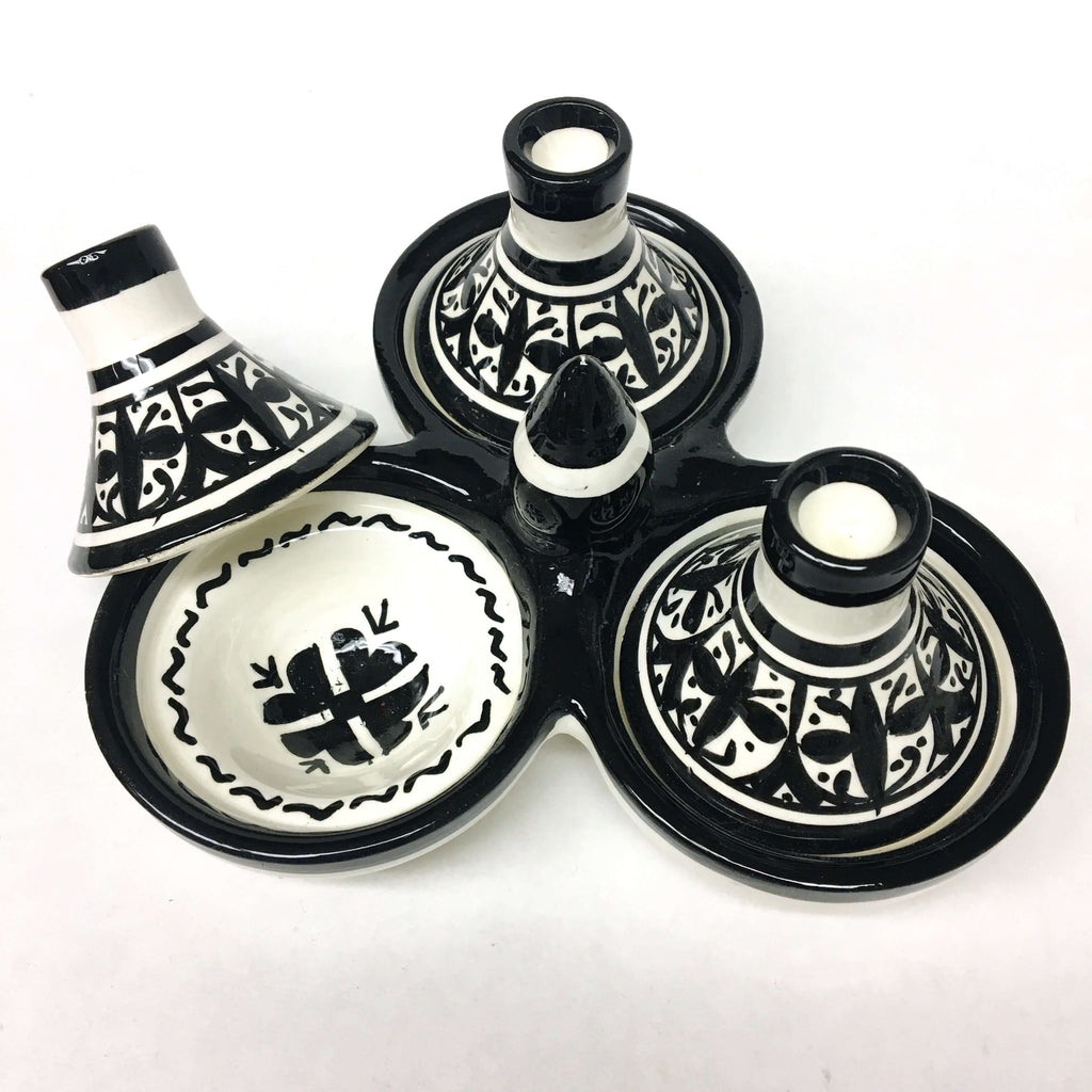 Spice Tagine (Triple) - Black #1 Tagine - Mashi Moosh