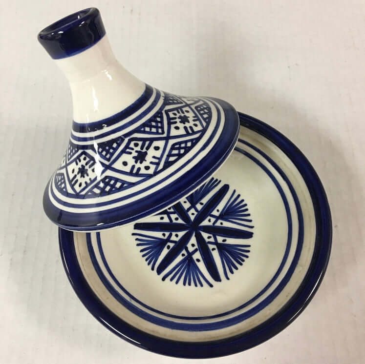 Fassi Small Tagine - Blue - Mashi Moosh