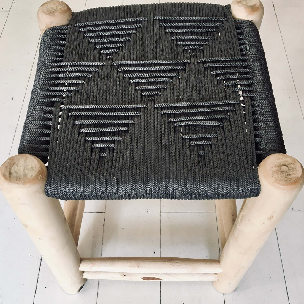 Stool - Nylon Rope (Sage) - Mashi Moosh