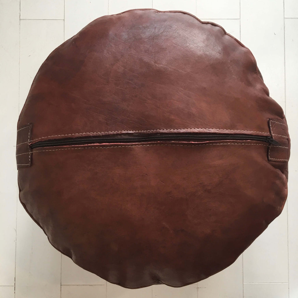Embossed Pouffe - Chocolate Pouffe - Mashi Moosh