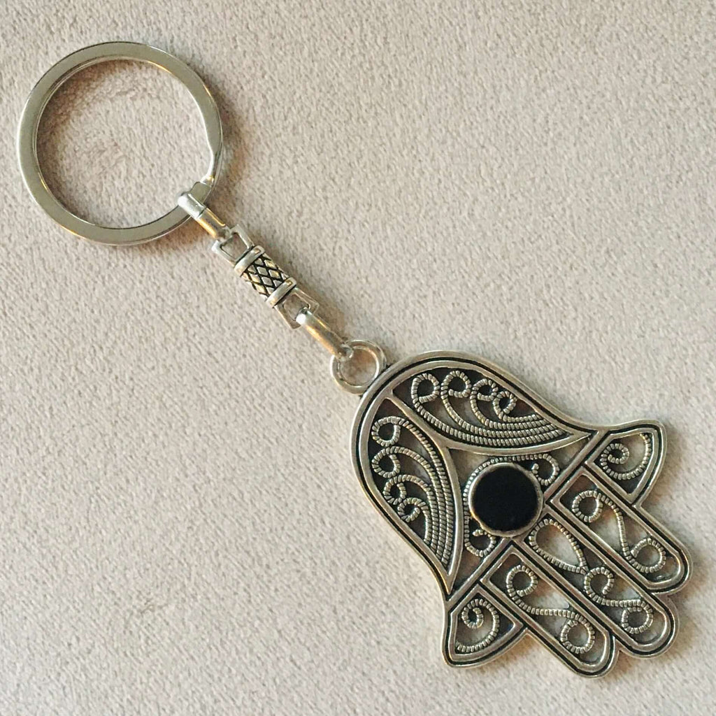 Moroccan Keychain (Hamsa Hand) - Mashi Moosh