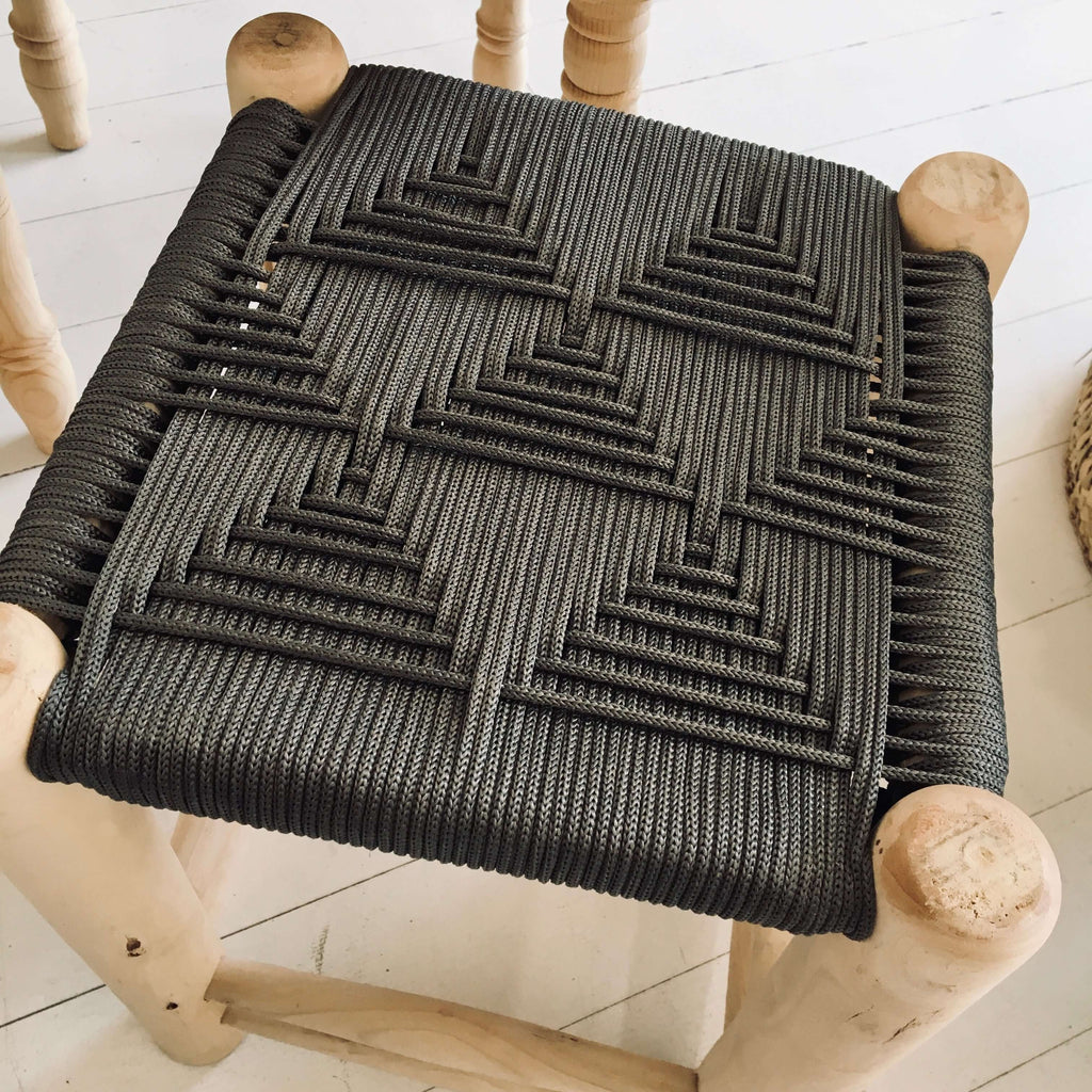 Stool - Nylon Rope (Sage) - Mashi Moosh