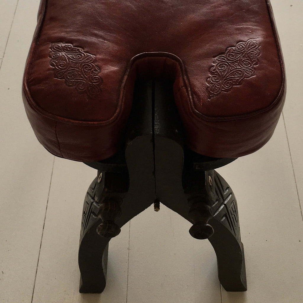 Camel Saddle (Pomegranate) Stool - Mashi Moosh
