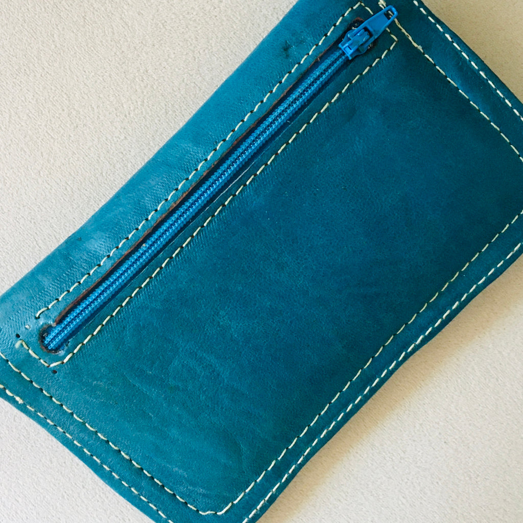 Change Purse/Wallet - Teal Purse - Mashi Moosh