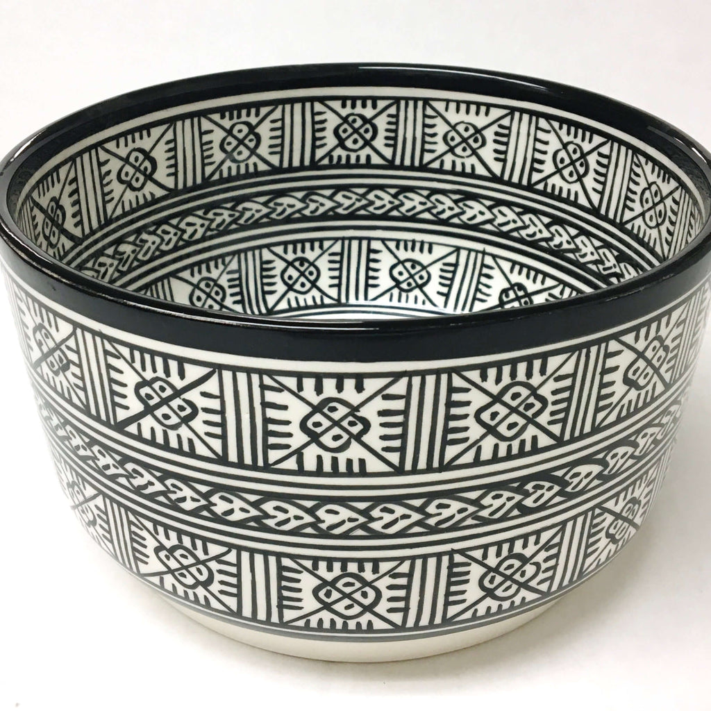 Fassi Serving Bowl - Black #3 Bowl - Mashi Moosh