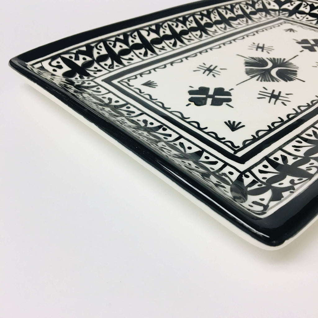 Fassi Rectangle Serving Dish - Black - Mashi Moosh