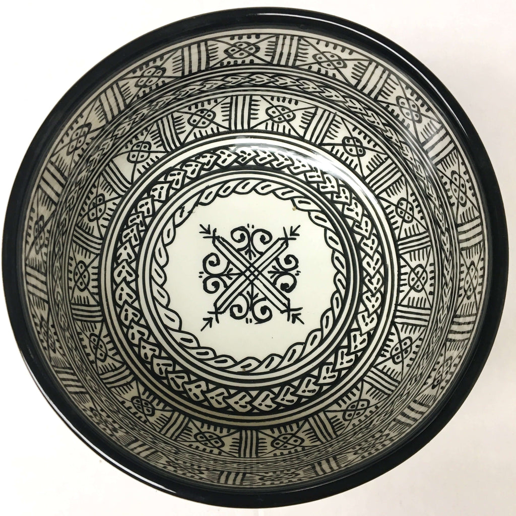 Fassi Serving Bowl - Black #3 Bowl - Mashi Moosh