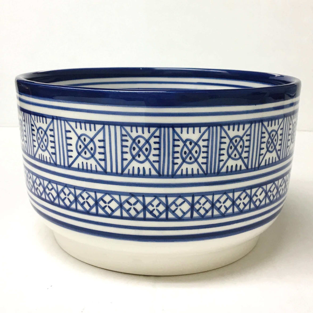 Fassi Serving Bowl - Blue #3 Bowl - Mashi Moosh