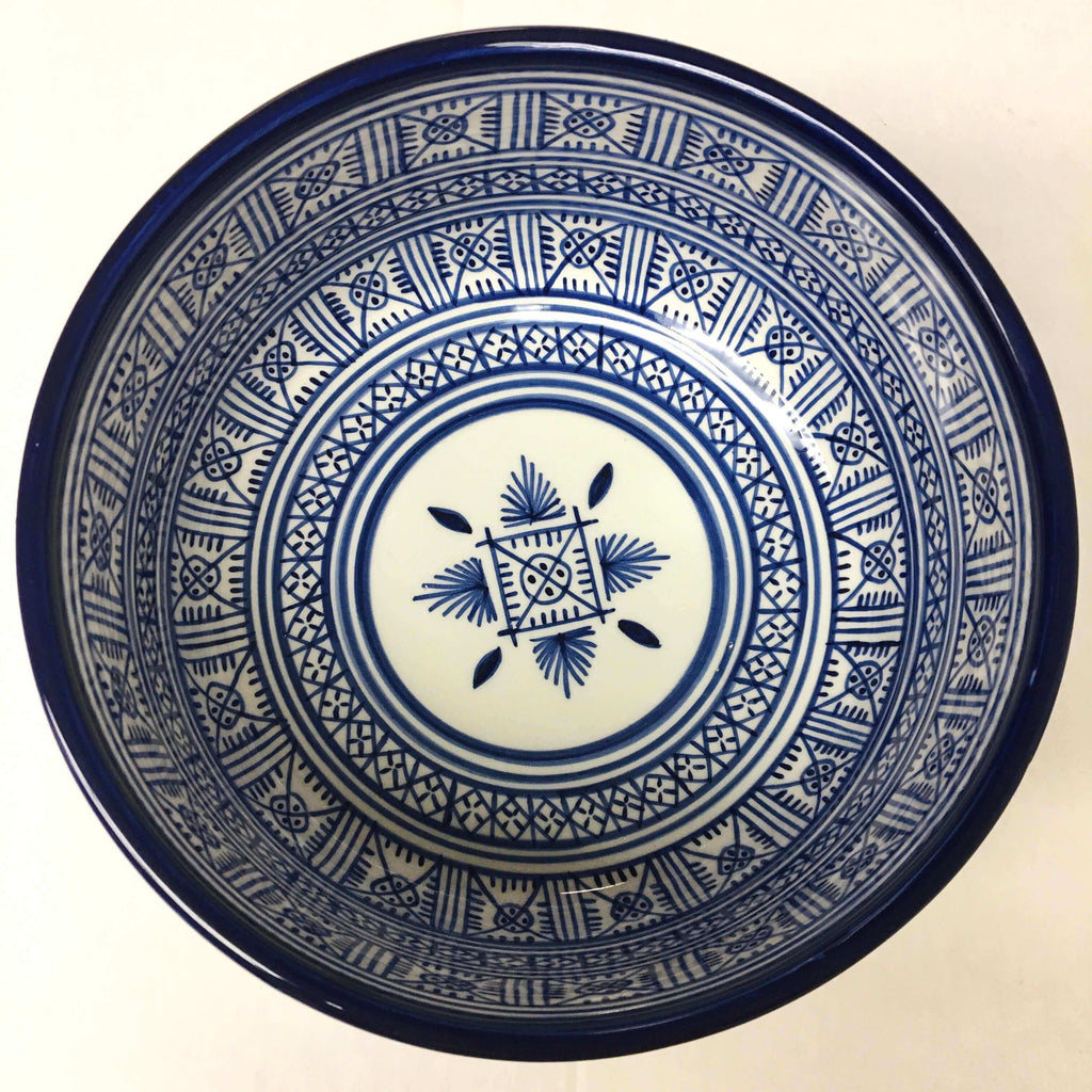 Fassi Serving Bowl - Blue #3 Bowl - Mashi Moosh