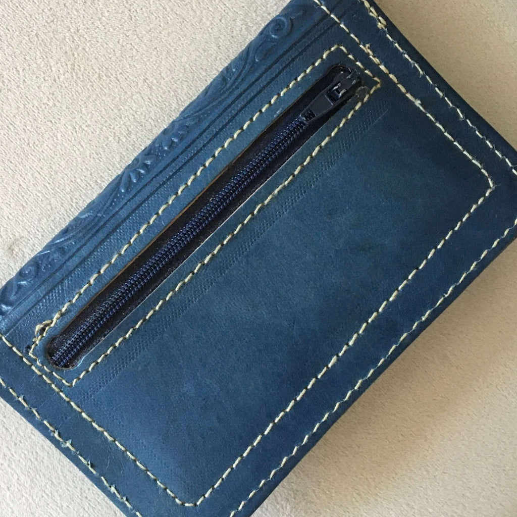 Change Purse/Wallet - Slate Blue Purse - Mashi Moosh