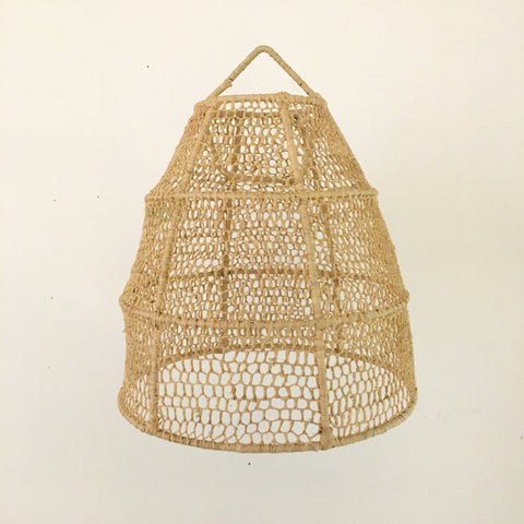 Raffia Dome Lampshade Lantern - Mashi Moosh