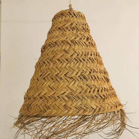 Boho Raffia Lampshade - Large Lantern - Mashi Moosh
