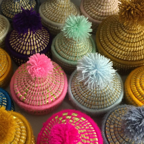 Woven Basket - Assorted Styles/Sizes - Mashi Moosh
