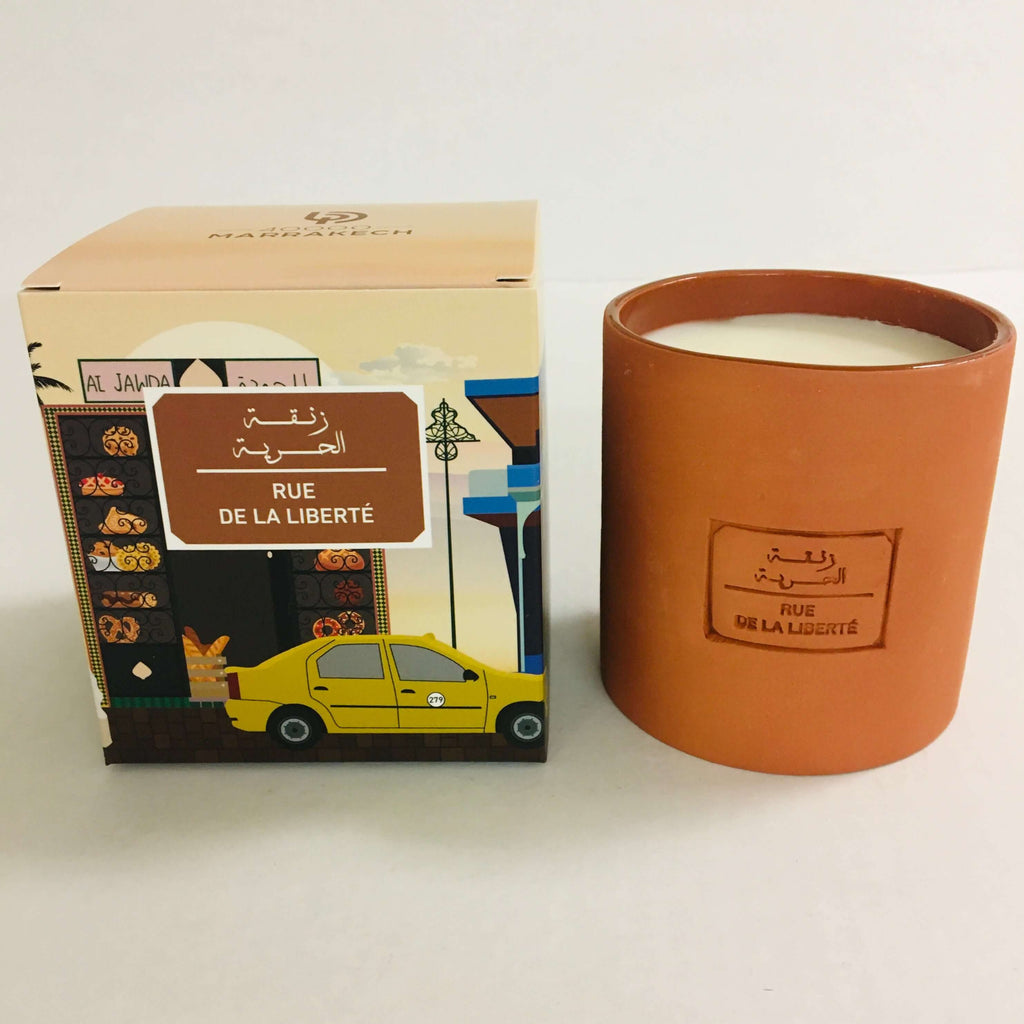 Candle - Marrakech (Rue de la Liberte) Candle - Mashi Moosh