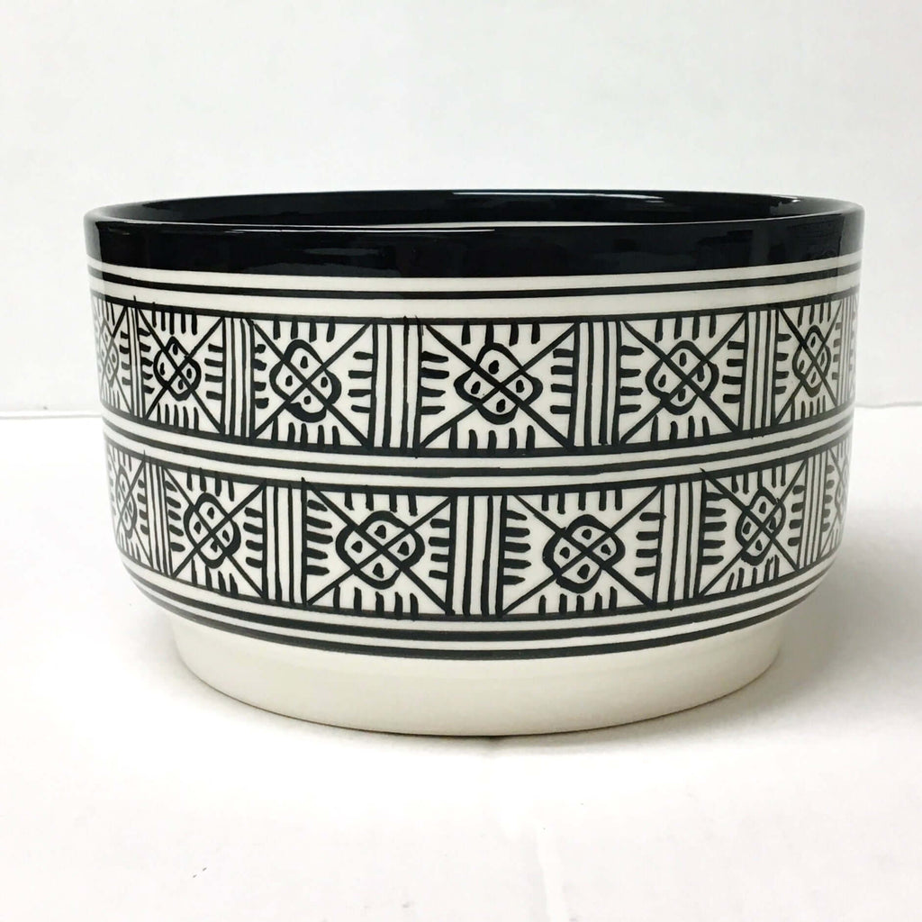 Fassi Serving Bowl - Black #3 Bowl - Mashi Moosh