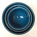 Silver Rimmed Bowl - Petrol Blue Bowl - Mashi Moosh