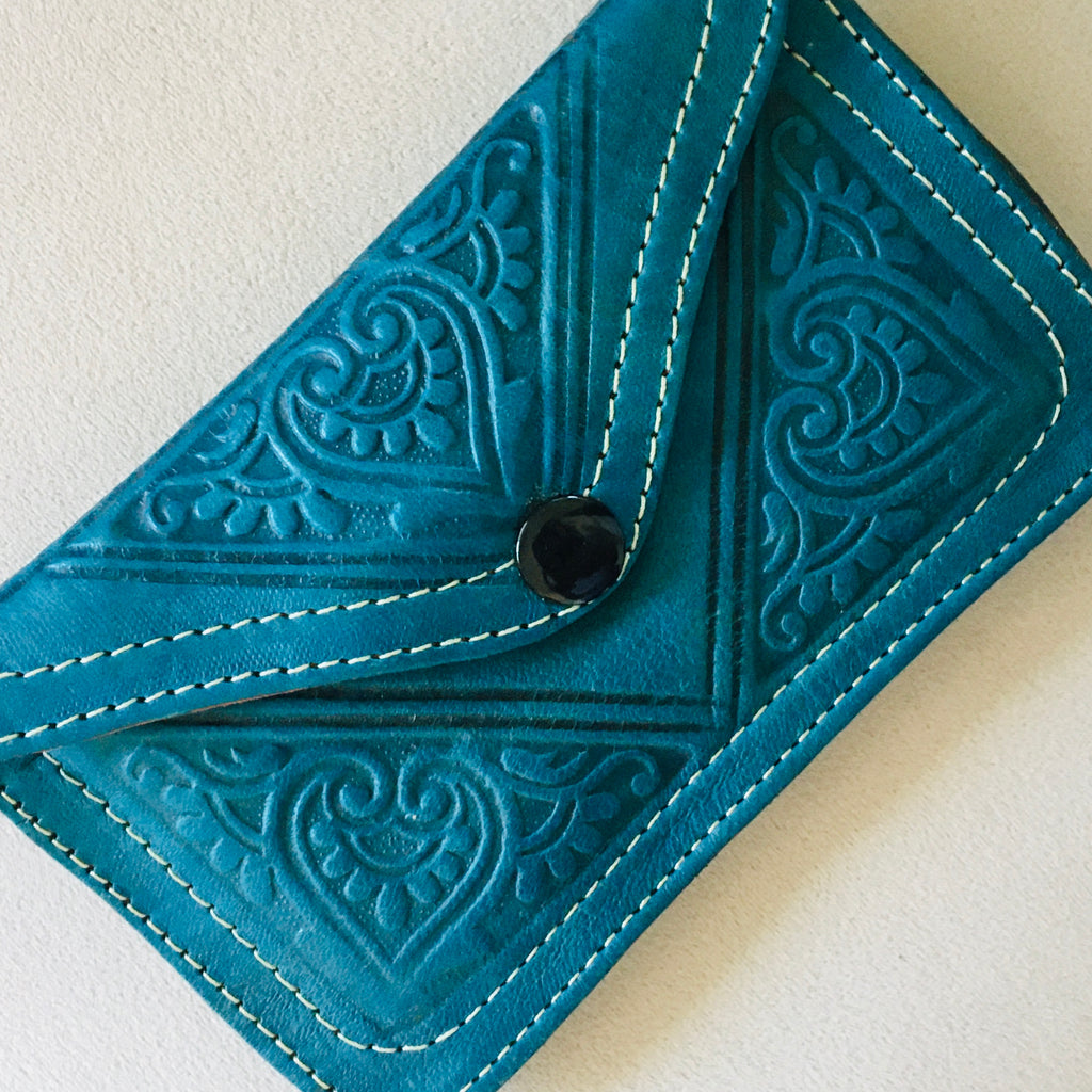 Change Purse/Wallet - Teal Purse - Mashi Moosh