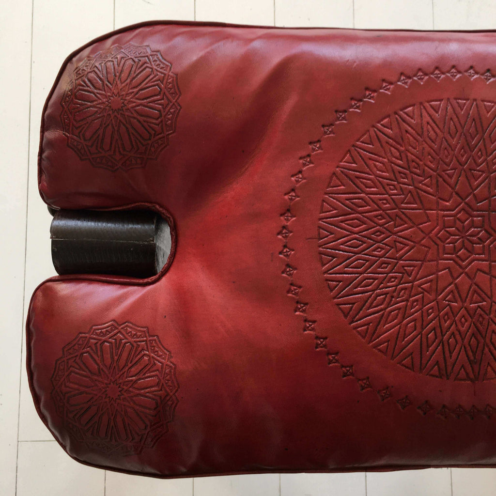 Camel Saddle (Pomegranate) Stool - Mashi Moosh
