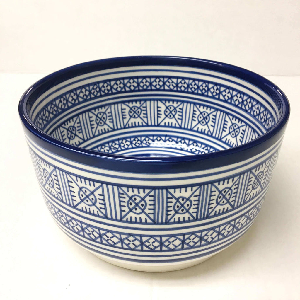 Fassi Serving Bowl - Blue #3 Bowl - Mashi Moosh