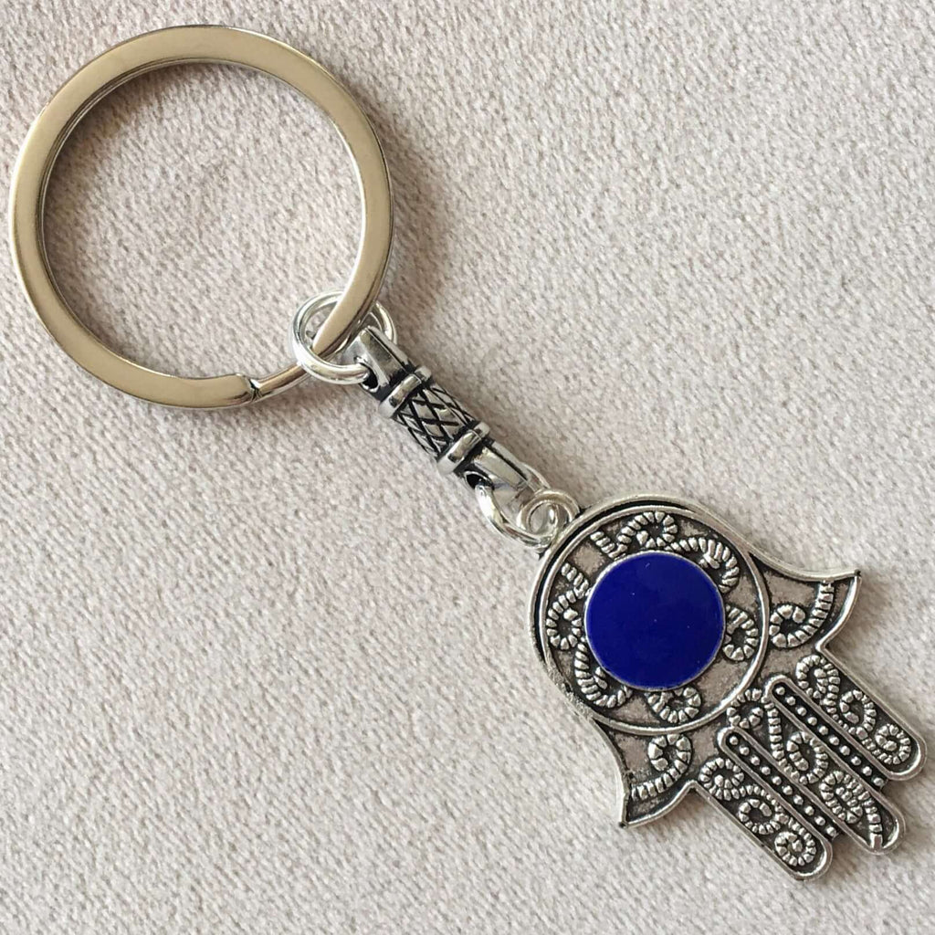 Moroccan Keychain (Hamsa Hand - 7) Keychain - Mashi Moosh