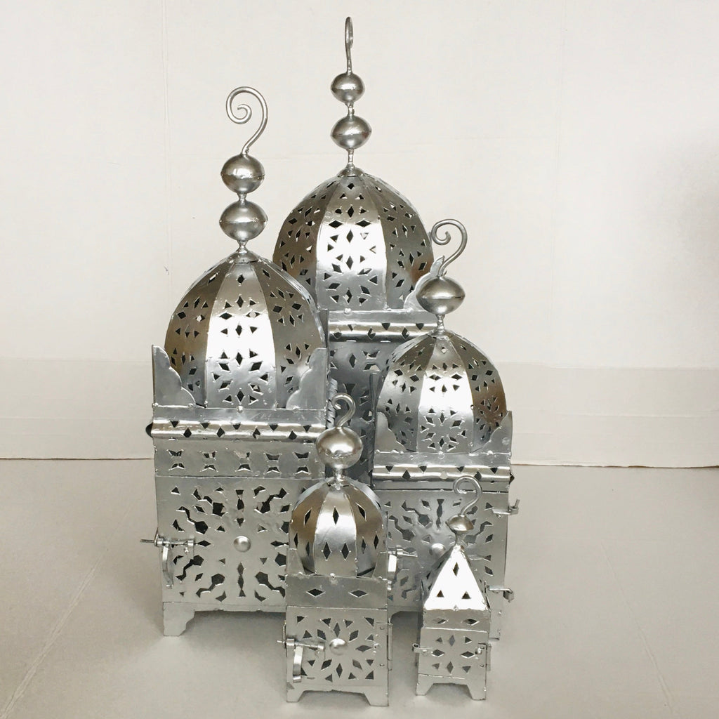Moroccan Koutoubia Lantern - Silver Lantern - Mashi Moosh