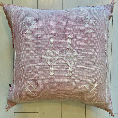 Cactus Silk Cushion (Rose Petal)