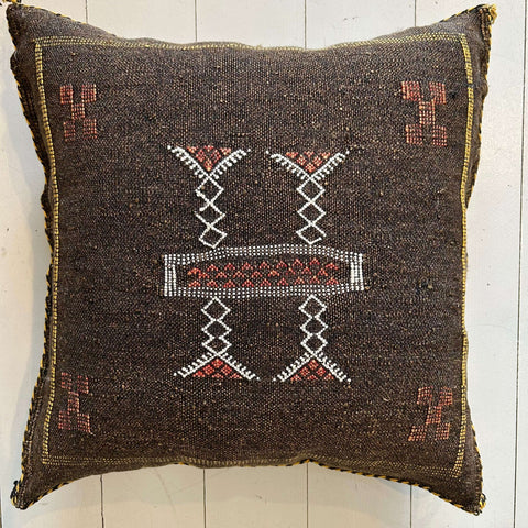 Cactus Silk Cushion (Walnut)