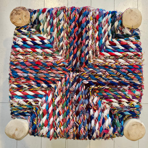 Stool 16” (Boucherouite) #1