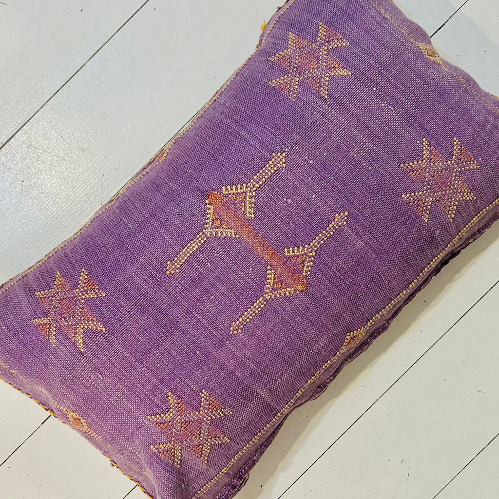 Cactus Silk Cushion (Wisteria)