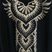 Kaftan - Style #4 Intricate Embroidered (Midnight) - Mashi Moosh
